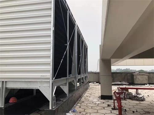 玻璃钢冷却塔底盘漏水的原因及处理办法